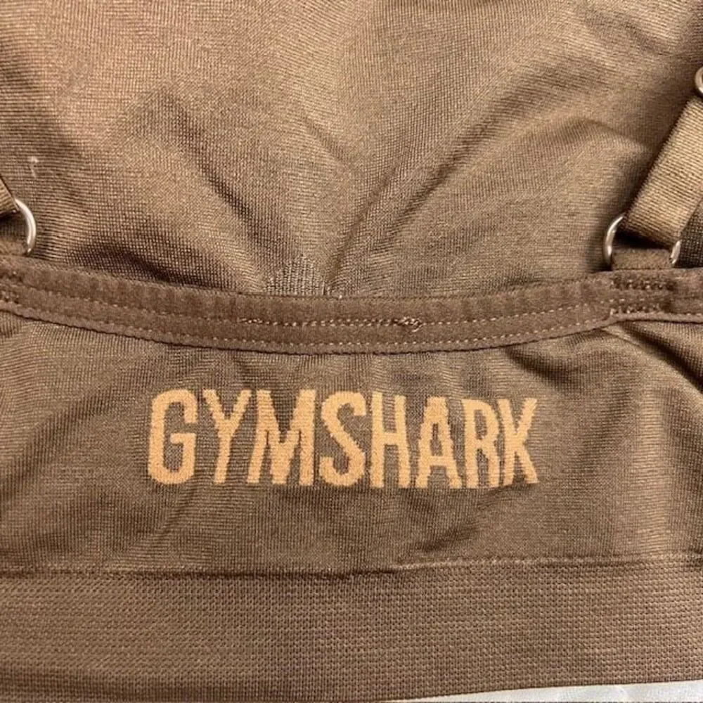 Gymshark Women's Seamless Bralette XS Espresso‎ Brown Scoop Neck